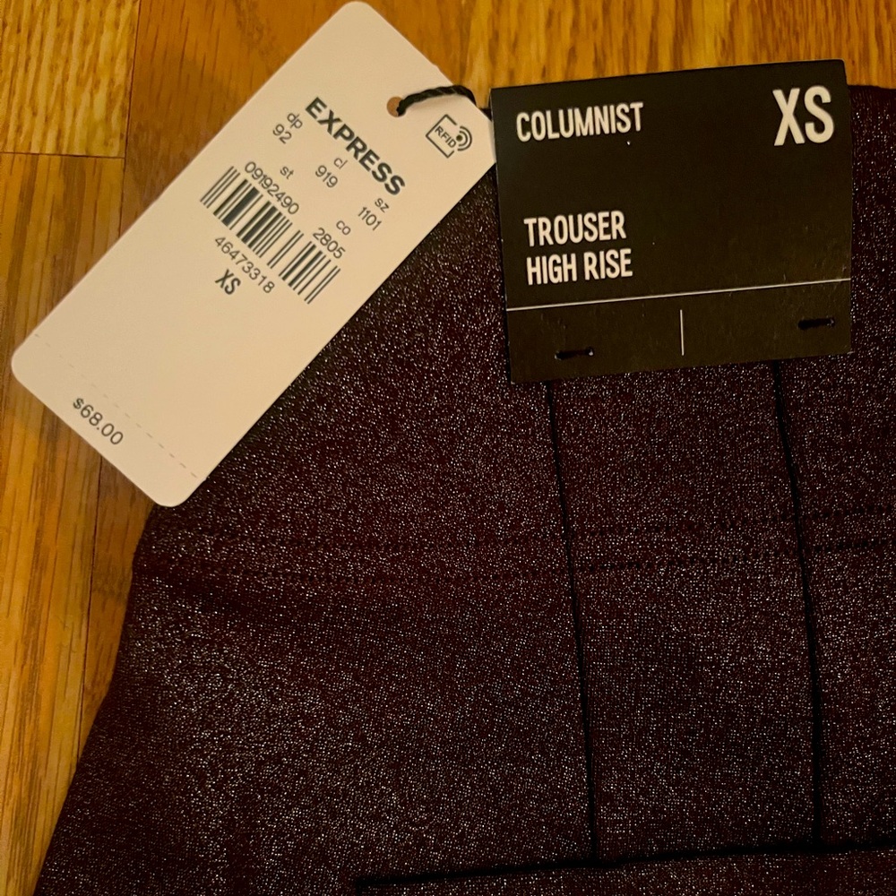 Express pants shimer